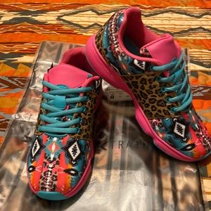 Brand new in bag with tag Crazy Train CRAZY IS AS CRAZY DOES tennis shoes size 7